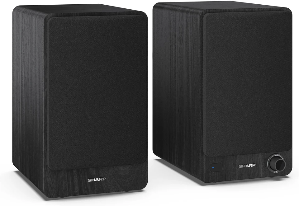 Kompiuterio kolonėlės Sharp CP-SS30 Bookshelf Speakers, Juodas | Sharp | Speakers | CP-SS30(BK) Bookshelf | 60 W | Bluetooth | Belaidė jungtis | Juodas