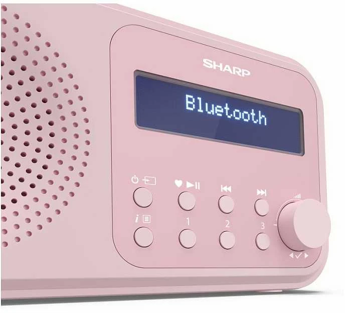 Sharp | Tokyo Digital Radio | DR-P420(PK) | Bluetooth | Belaidė jungtis | Portable | Rožinė