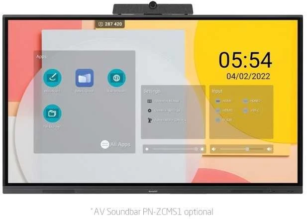 „Monitorius Sharp PNL752B“ 75 colių LED LFD monitorius – 3840x2160, 5000:1, 350 cd/m²