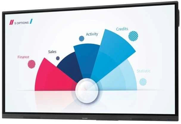 „Monitorius Sharp PNL752B“ 75 colių LED LFD monitorius – 3840x2160, 5000:1, 350 cd/m²