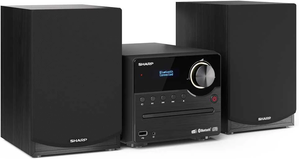 Muzikinis centras Sharp XL-B517D(BK) Hi-Fi Micro System, CD/FM/USB/Bluetooth v5.0, Aux-in, 45W, Juodas | Sharp | Hi-Fi Micro System | XL-B517D(BK) | Juodas | USB port | AUX in | Bluetooth | CD grotuvas | FM radio | Belaidė jungtis