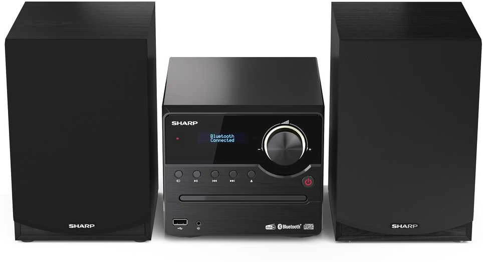 Muzikinis centras Sharp XL-B517D(BK) Hi-Fi Micro System, CD/FM/USB/Bluetooth v5.0, Aux-in, 45W, Juodas | Sharp | Hi-Fi Micro System | XL-B517D(BK) | Juodas | USB port | AUX in | Bluetooth | CD grotuvas | FM radio | Belaidė jungtis