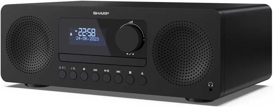 Muzikinis centras „Sharp TOKYO DAB+“ universali „Hi-Fi“ sistema | XL-B720D(BK) | AUX įvestis | „Bluetooth“ | CD grotuvas | FM radijas