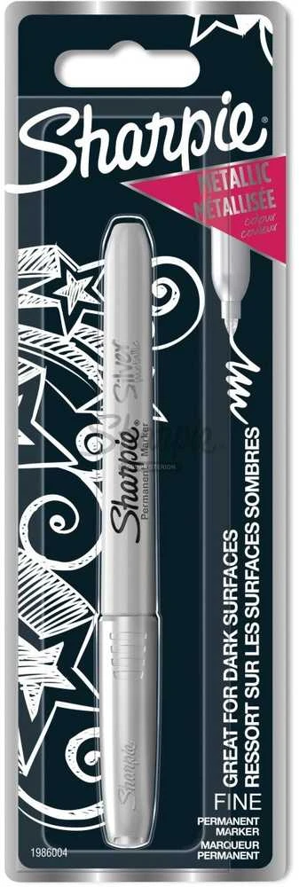 Markeris Sharpie Metallic Fine Sidabrinis - 1986004
