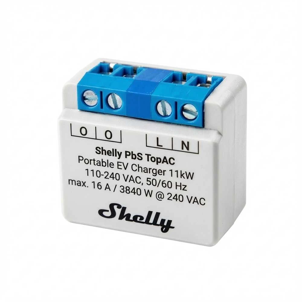 TopAC Powered By Shelly mobilus elektromobilio kroviklis 11kW 3 fazių