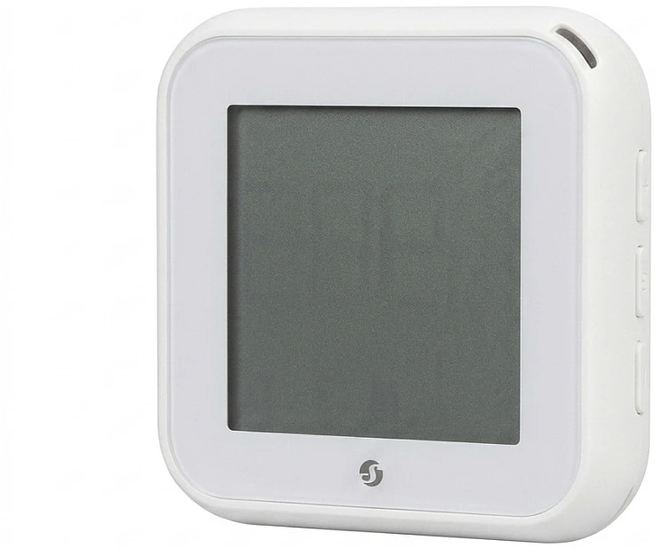 Shelly BLU H&T Ekranas ZB temperatūros, drėgmės, LUX sensorius, Bluetooth, Zigbee, Baltas