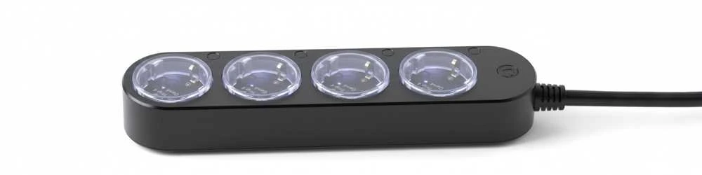 Shelly Group Išmanus maitinimo blokas Shelly Power Strip 4 Gen4, juodas