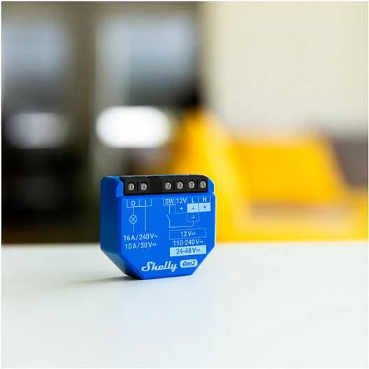 „Shelly 1 Gen3“ su „WiFi“ / „Bluetooth“ (4 vnt.)