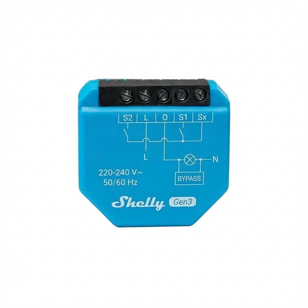 Shelly 1L Gen3 1 kanalo relė veikianti be nulio