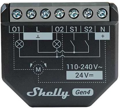 Shelly 2PM Gen4 2 vnt. pakuotė