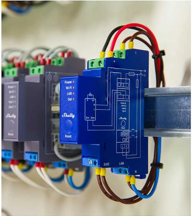 Shelly Pro Dimmer 0/1-10V PM apšvietimo valdiklis