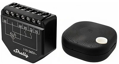 „WiFi Shelly Shutter“ + „BLU Button Tough 1“ žaliuzių/užuolaidų valdiklis