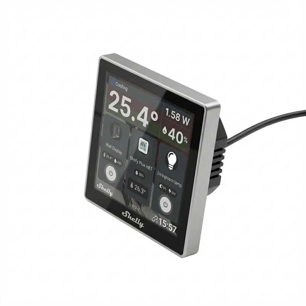 Panel sterowania 10.1” Shelly Wall Ekranas XL WiFi/BLU (pilka)