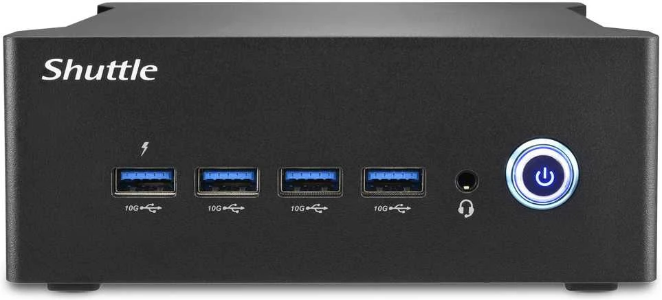 Kompiuteris Shuttle SHUTTLE XPC Nano NT10H5 Barebone Intel Core Ultra 5 125H 2xSODIMM 1xM.2