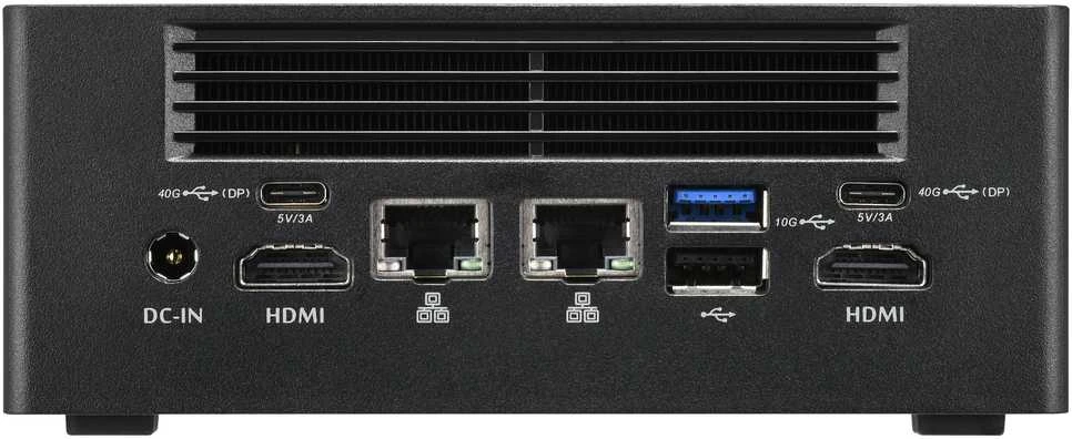 Kompiuteris Shuttle SHUTTLE XPC Nano NT10H5 Barebone Intel Core Ultra 5 125H 2xSODIMM 1xM.2