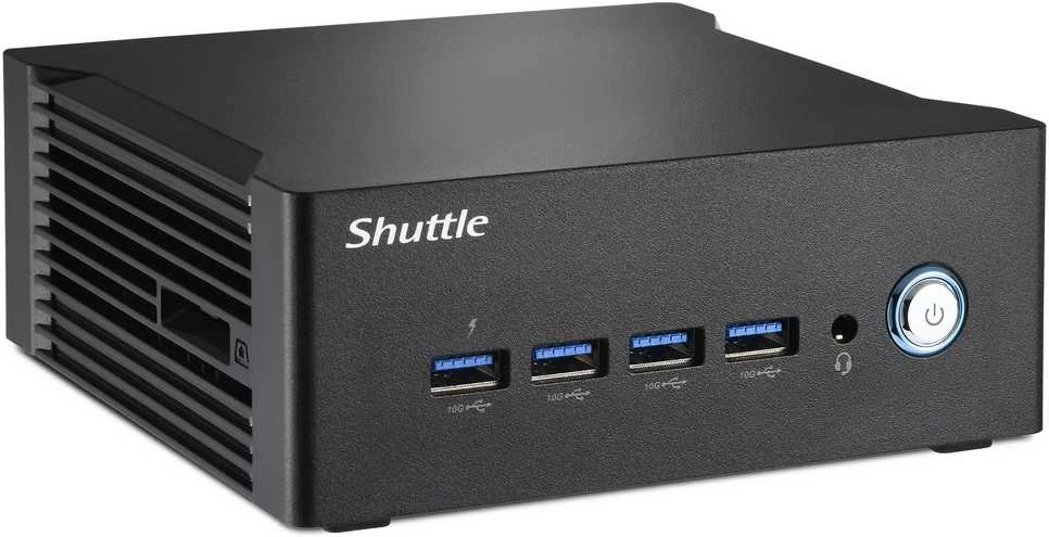 Kompiuteris Shuttle SHUTTLE XPC Nano NT10H5 Barebone Intel Core Ultra 5 125H 2xSODIMM 1xM.2