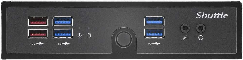 Shuttle XPC slim DS50U3, Barebone - juodas, be operacinės sistemos