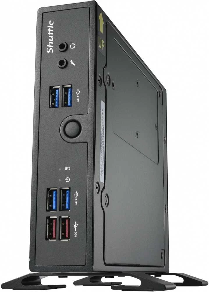 Shuttle XPC slim DS50U3, Barebone - juodas, be operacinės sistemos
