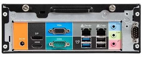 Shuttle Barebone XPC slim XH610 LGA1200 2xSODIMM DDR4 2xM.2 3xSATA 1xHDMI 1xDP 1xVGA Juodas