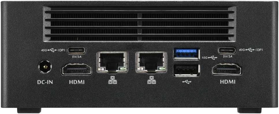 Shuttle Nano PC NA10H PC Dydis 1L Juodas 8845HS 3.8GHz