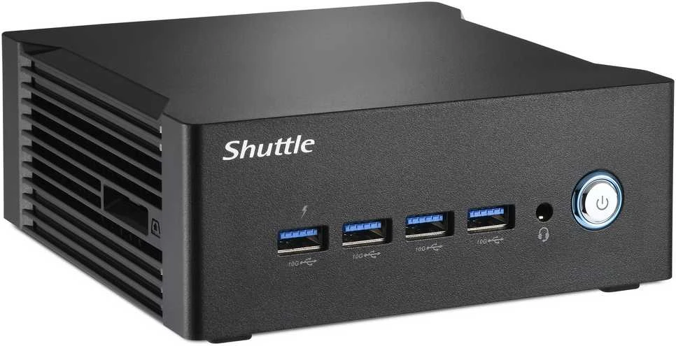 Shuttle Nano PC NA10H PC Dydis 1L Juodas 8845HS 3.8GHz