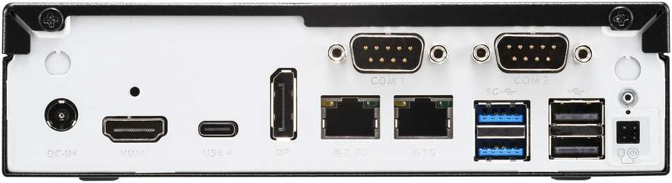 Shuttle XPC slim DH810 Barebone LGA1851 DDR5 USB4 3x Ekranas