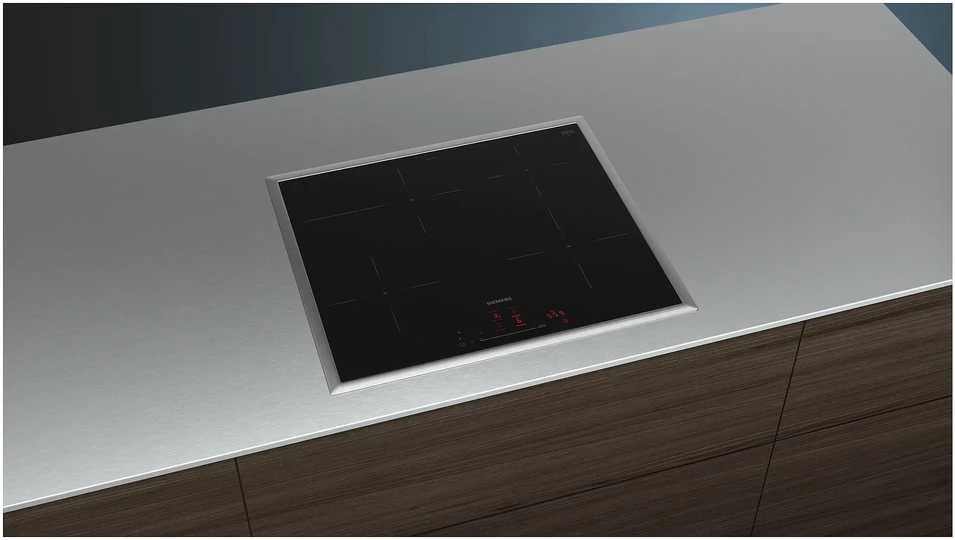 Kaitlentė Płyta grzewcza Siemens EH645HFB1E independent hob (juodas/stainless steel, 60 cm, Home Connect)