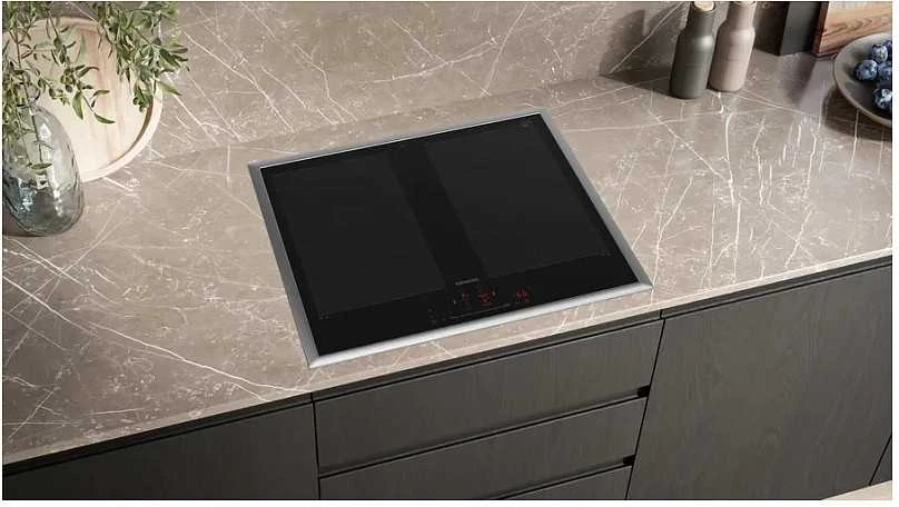 Kaitlentė Płyta grzewcza Siemens Siemens EX645HXC1E iQ700, independent hob (juodas/stainless steel, 60 cm, Home Connect)