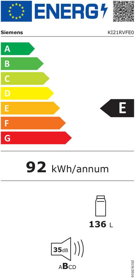 Šaldytuvas Siemens KI 21RVFE0