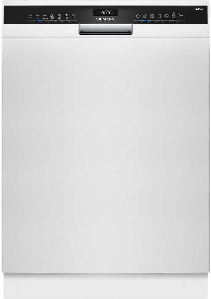 Indaplovė Siemens SN43HW03TE iQ300 työtason alle sijoitettava astianpesukone, 60 cm, valkoinen