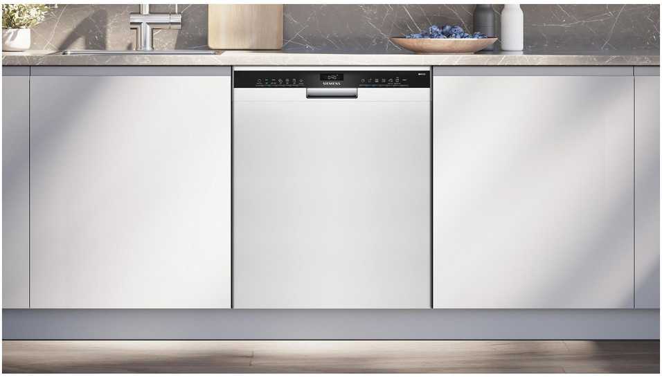 Indaplovė Siemens SN43HW03TE iQ300 työtason alle sijoitettava astianpesukone, 60 cm, valkoinen