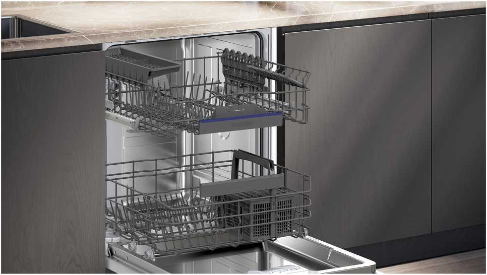 Skalbimo mašina Siemens Indaplovė SX63HX14AE iQ300, 13 rinkiniai, 6 programos, 42 dB, D klasė, 60 cm, Home Connect, aquaStop