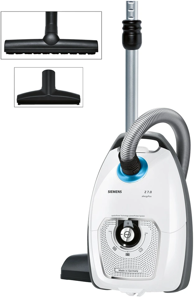 Dulkių siurblys Siemens VSZ7442S, Bodenstaubsauger - baltas