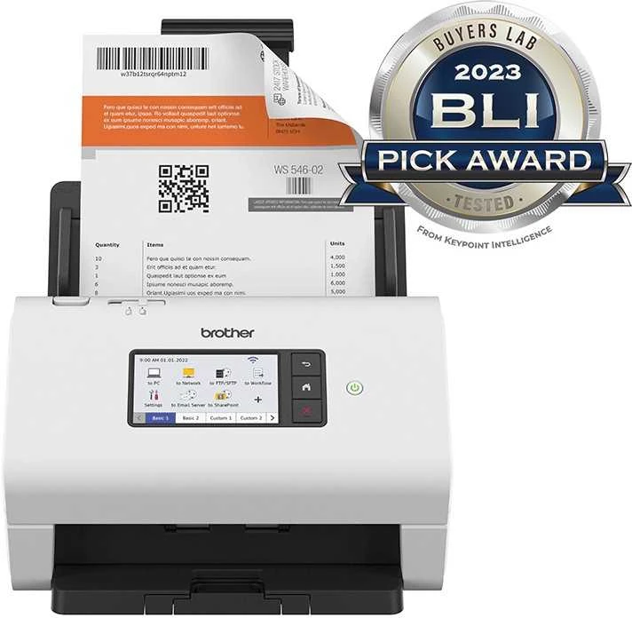 Skeneris Brother ADS-4900W Dokumentenscanner 60 S./Min. USB 3.0 LAN WLAN ADF Duplex