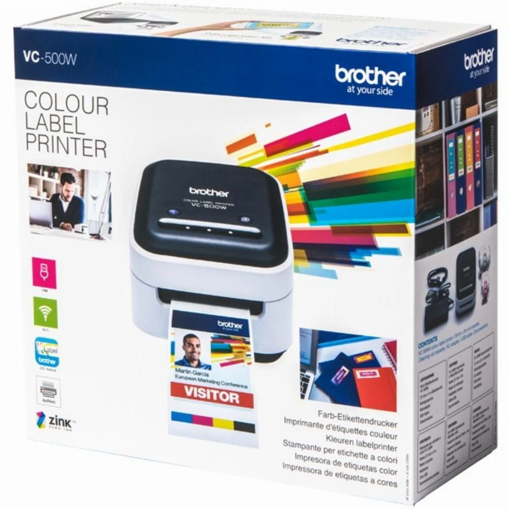 BROTHER VC-500W LABEL THERMO Spausdintuvas DESKTOP, USB, WIFI