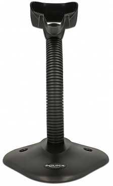 Delock Barcode Scanner Standfuß mit Halterung flexibel juodas