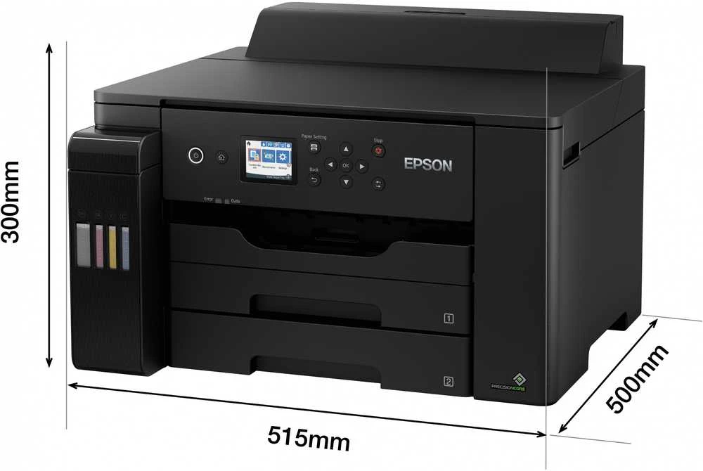 Spausdintuvas Epson EcoTank ET-16150, Tintenstrahldrucker - juodas, USB, LAN, WLAN, Duplex (Druck)