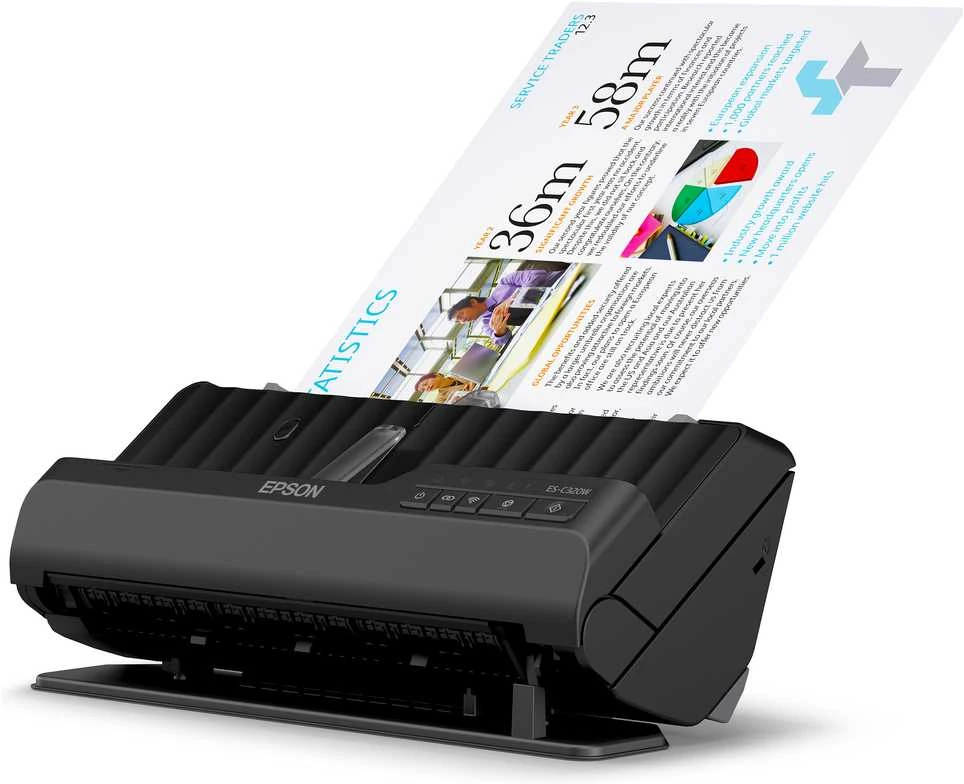 Skeneris Epson | Kompaktiškas Wi-Fi skaitytuvas | ES-C320W | Lakštinis | Bevielis