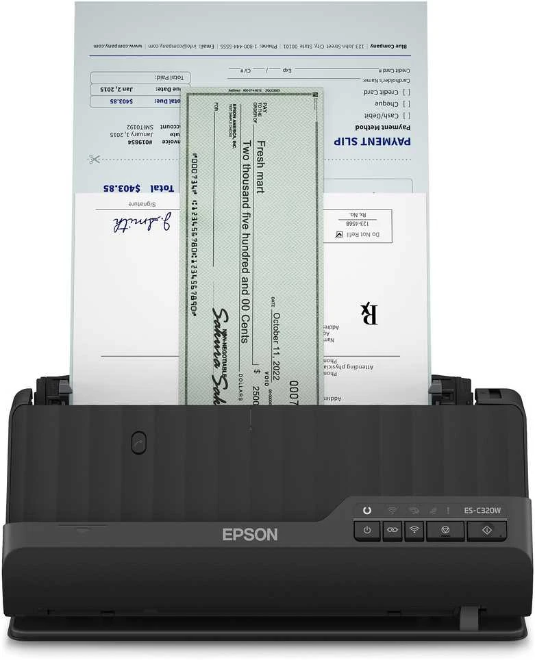 Skeneris Epson | Kompaktiškas Wi-Fi skaitytuvas | ES-C320W | Lakštinis | Bevielis