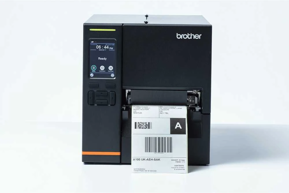 BROTHER TJ-4021TN PRAMONINIŲ ETIKEČIŲ TERMO PERDAVIMO Spausdintuvas, USB, LAN, NUORODASIS PORTAS, EKRANAS, 6IPS