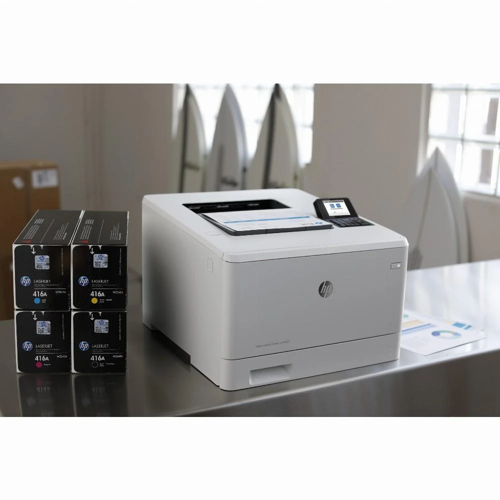Hewlett Packard (HP) HP Color LaserJet Enterprise M455dn Spausdintuvas - A4 Color lazerinis, Spausdinimas, Automatinis dokumentų tiektuvas, Auto-Duplex, LAN, 27psl., 900-4800 puslapių per mėn.