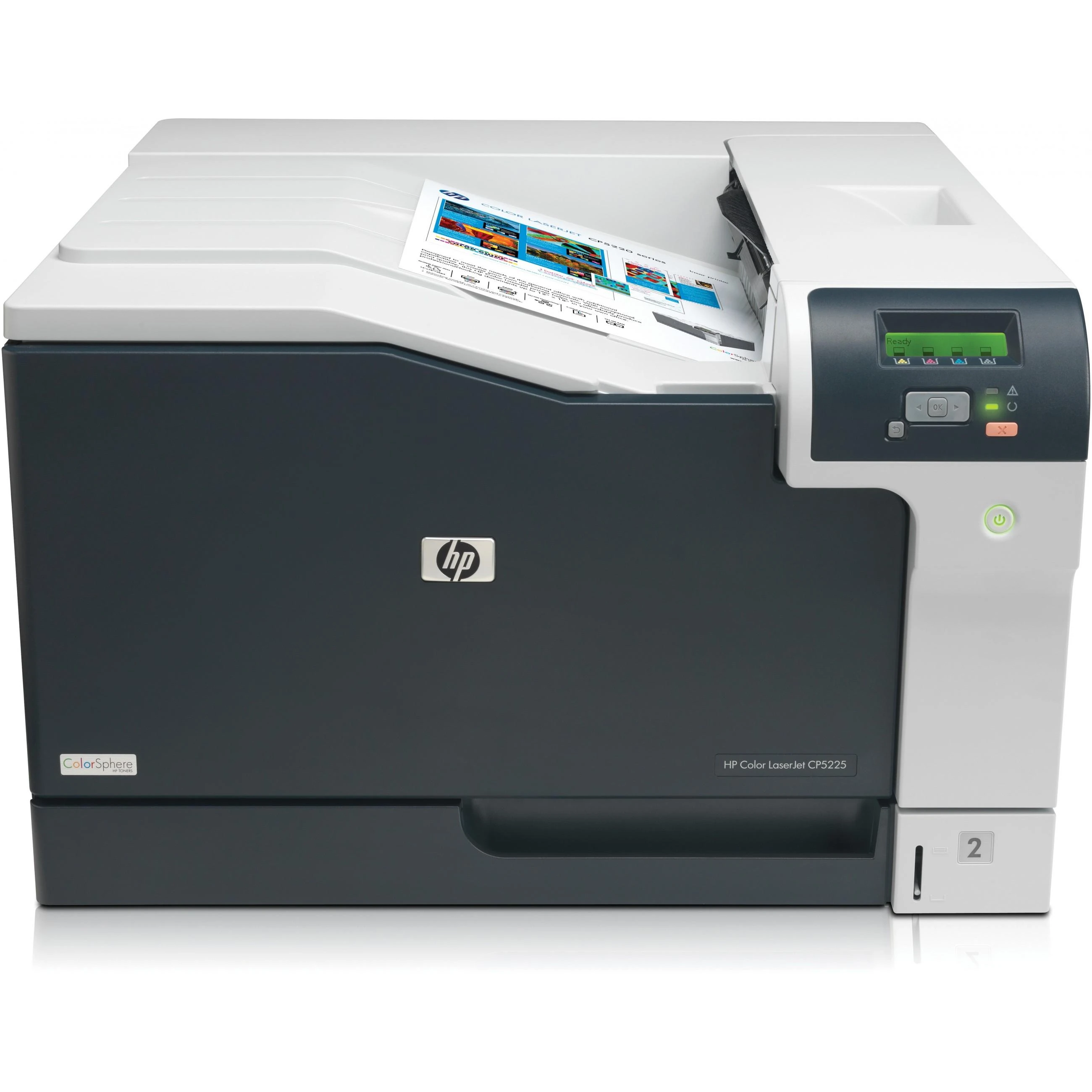 Hewlett Packard (HP) HP Color LaserJet CP5225n Spausdintuvas - A3 Color lazerinis, Spausdinti, LAN, 20ppm, 1500-5000 puslapių per mėn.
