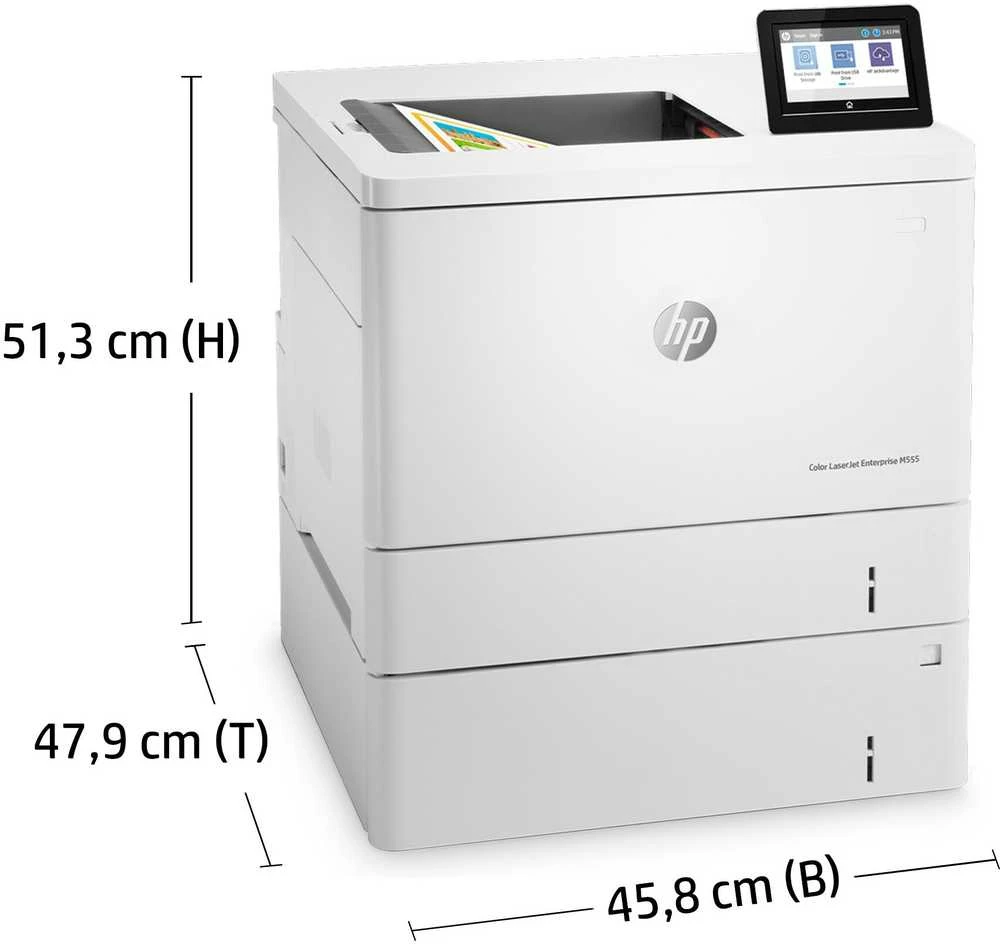 Hewlett Packard (HP) HP Color LaserJet Enterprise M555x Spausdintuvas spalvotas Duplex lazerinis A4 Legal (7ZU79AB19)