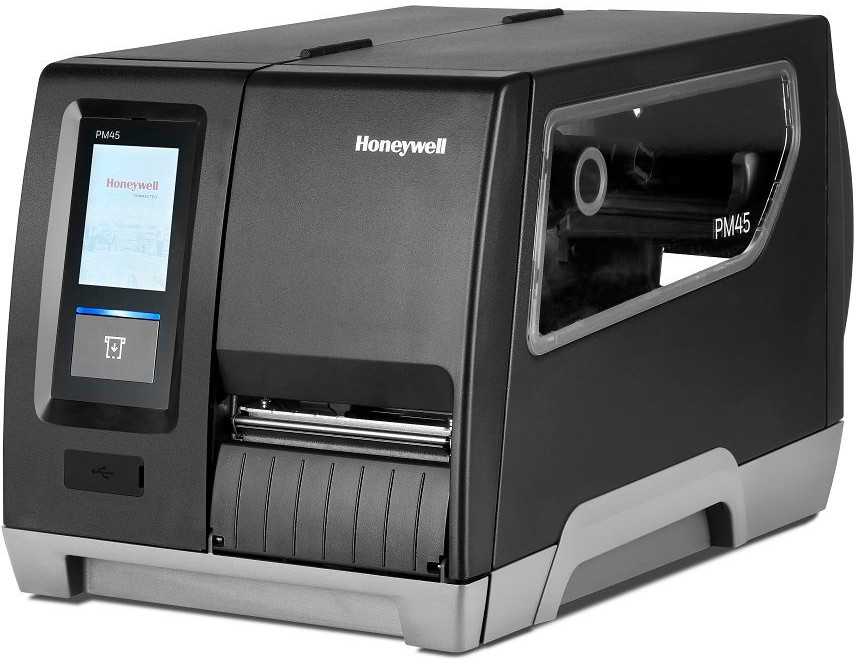 Spausdintuvas HONEYWELL PM45 Etikettendrucker Thermotransfer 203dpi 108mm 356mm/Sek. USB USB-Host(2x) RS-232 LAN