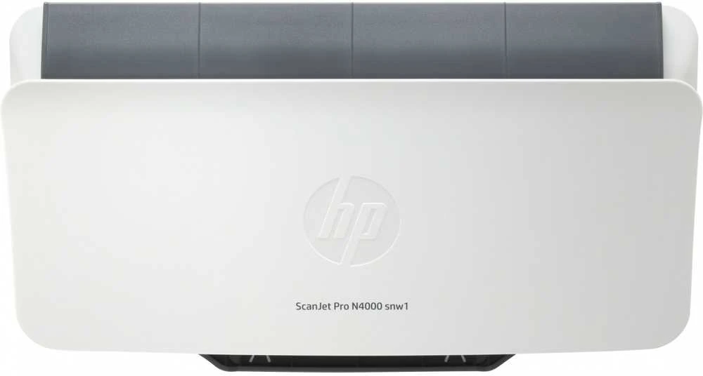 Skeneris Hewlett Packard (HP) HP ScanJet Pro N4000 snw1 skaitytuvas – A4 spalvotas 600 dpi, lapų tiekimo nuskaitymas, automatinis dokumentų tiektuvas, automatinis dvipusis, OCR / nuskaitymas į tekstą, 40 ppm, 4000 puslapių per dieną