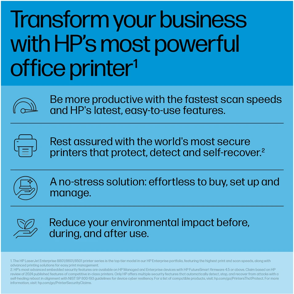 Spausdintuvas Daugiafunkcinis įrenginys HP Color LaserJet Ent Flow MFP 8801z