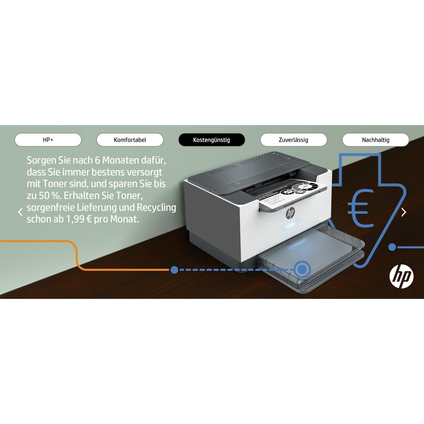 Spausdintuvas Hewlett Packard (HP) HP LaserJet M209dwe A4 monofoninis 29 ppm USB WiFi