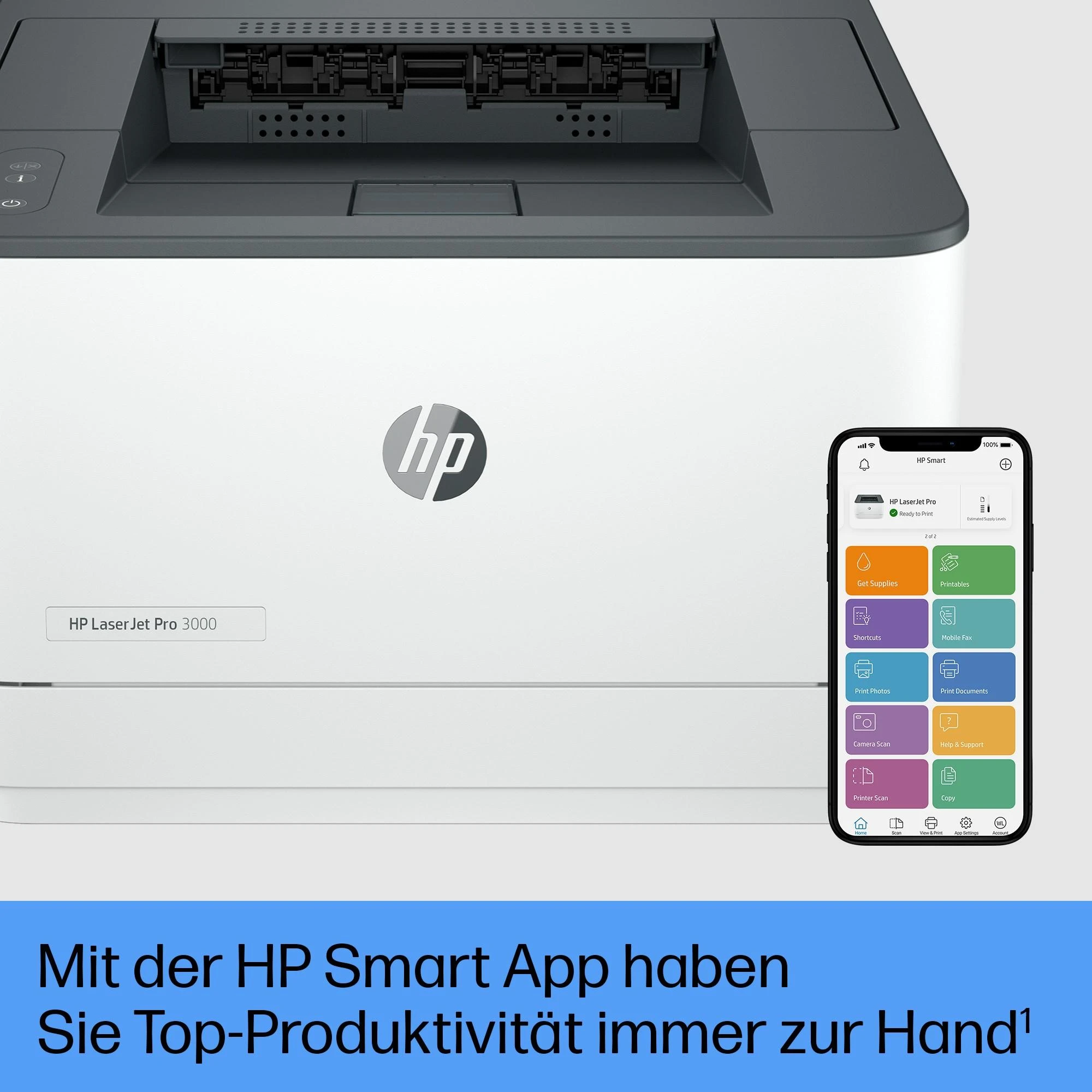 Hewlett Packard (HP) HP LaserJet Pro 3002dw Spausdintuvas - A4 Mono lazerinis, Print, Auto-Duplex, LAN, WiFi, 33ppm, 350-2500 pages per month