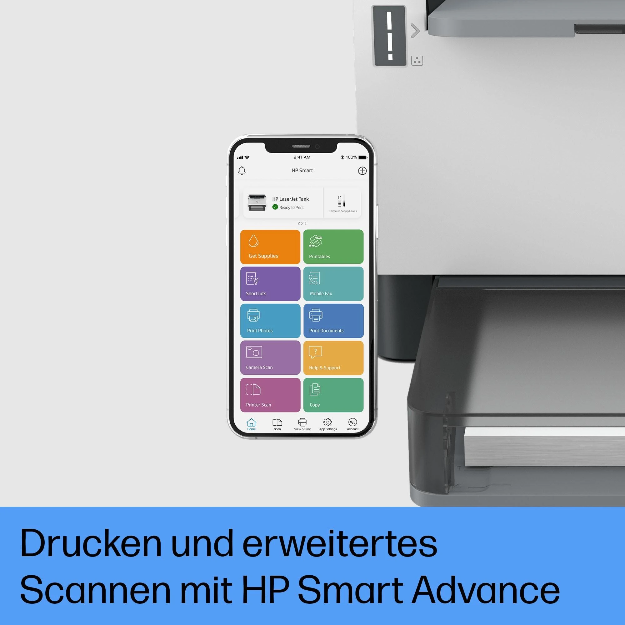 Hewlett Packard (HP) HP LaserJet Tank 2504dw Spausdintuvas - A4 Mono lazerinis, Print, Auto-Duplex, LAN, WiFi, 23ppm, 250-2500 pages per month (replaces Neverstop)