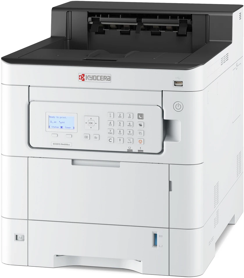 Kyocera ECOSYS PA4000cx (įskaitant 3 metų Kyocera Life Plus garantiją), spalvotas lazerinis spausdintuvas - pilka/juodas, dvipusis (spausdinimas)